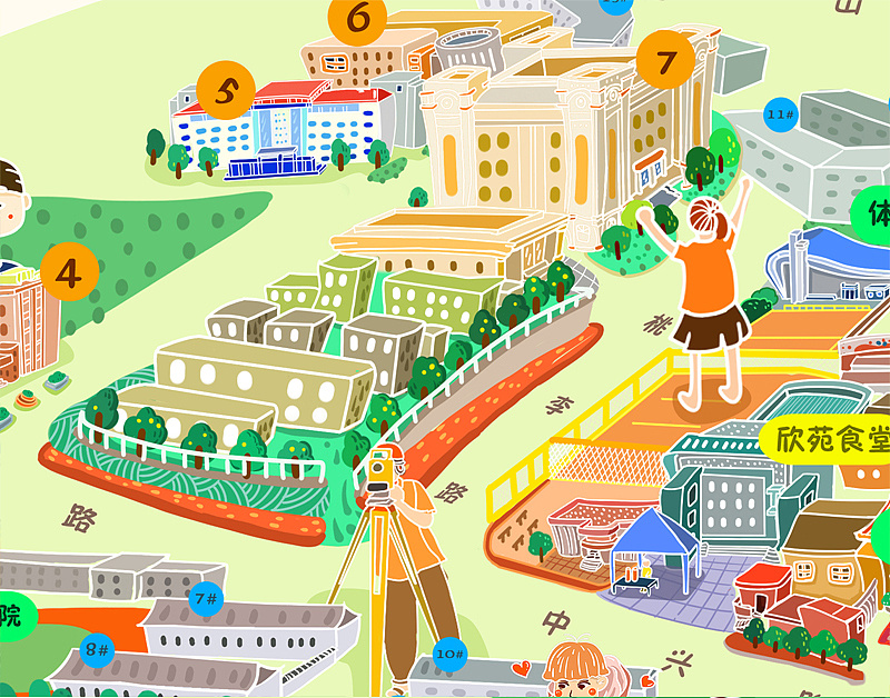 bigshow行走安农手绘地图