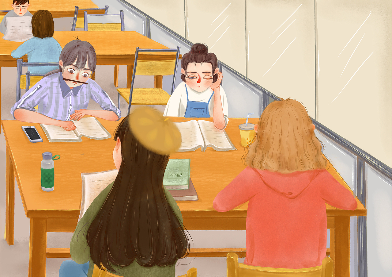 宿舍里的那些事儿（图ZMTIwMDcxMzQ0） - 绘本 - 站酷设计师倦酒归舟原创素材 - 站酷ZCOOL