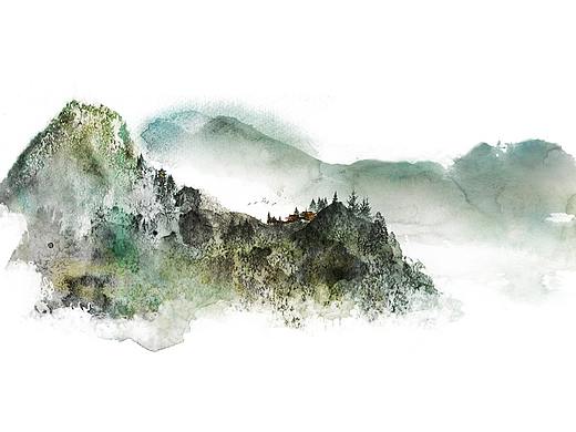 写意水墨山水
