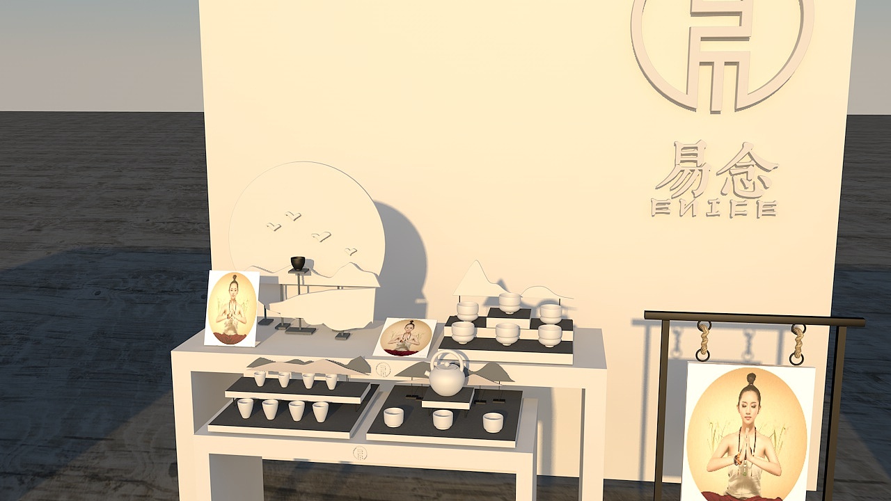 新中式商品陈列设计方式（图ZMTEzNDM1NDI4） - 展陈设计 - 站酷设计师1152466064原创素材 - 站酷ZCOOL