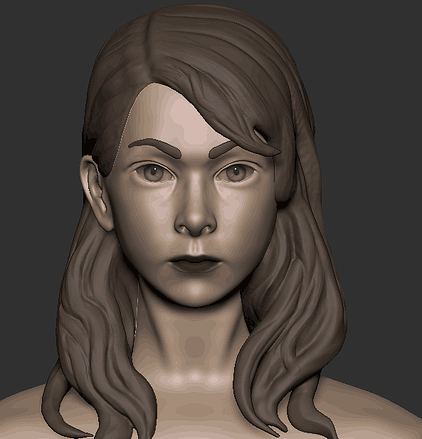 zbrush练习（图ZMjE0MDQ5NTk2） - 人物/生物 - 站酷设计师杏ccccc原创素材 - 站酷ZCOOL