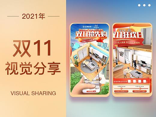 金牌厨柜双11视觉分享