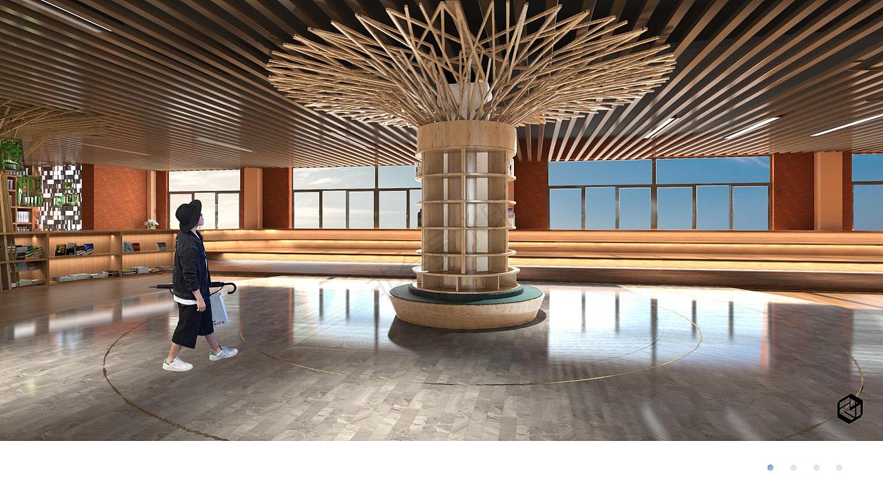 校园图书馆设计方案——《光之树屋》