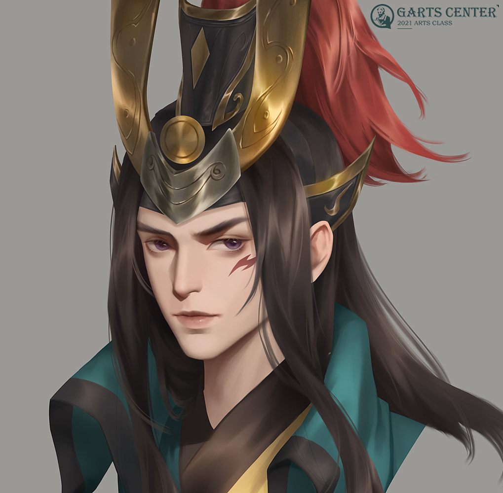 王者荣耀中周瑜的赤莲之焰皮肤