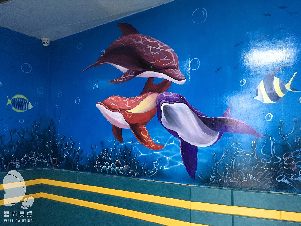 墙绘主题背景手绘（家装背景，工装背景）景点文化打造（图ZMjE1MDc0NDI0） - 新锐潮流插画 - 站酷设计师壁尚手绘贵州墙绘原创素材 - 站酷ZCOOL