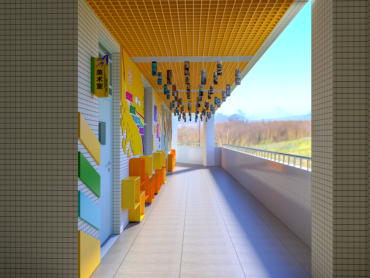 美术室走廊设计方案