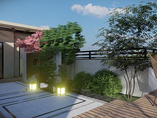 广安仁安康城屋顶花园（纯设计）