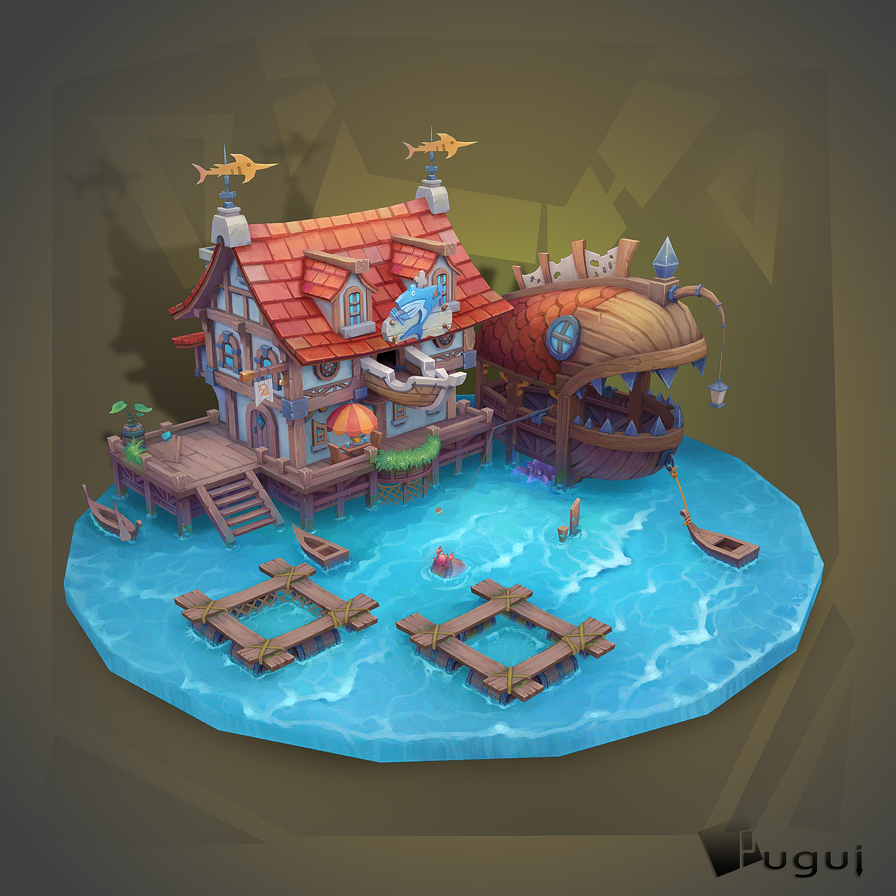 【pugui游戏】05期场景网络班学员第三批作品（图ZMjExNDI3Mjg0） - 场景 - 站酷设计师pugui游戏原创素材 - 站酷ZCOOL