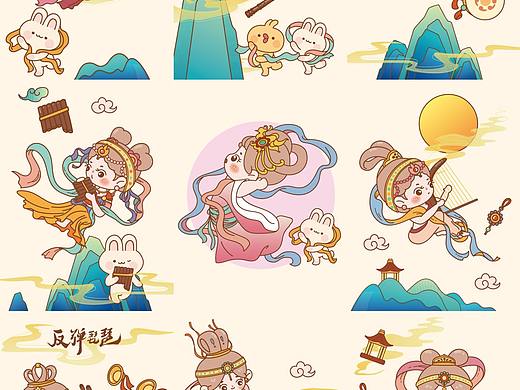 原创插画|泡芙娜娜敦煌幻梦之旅