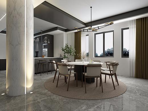 現(xiàn)代餐廳（個(gè)人主頁(yè)-ZMjU3NzUwOTI=） - 建筑設(shè)計(jì) - 站酷設(shè)計(jì)師李軋?jiān)瓌?chuàng)素材 - 站酷ZCOOL