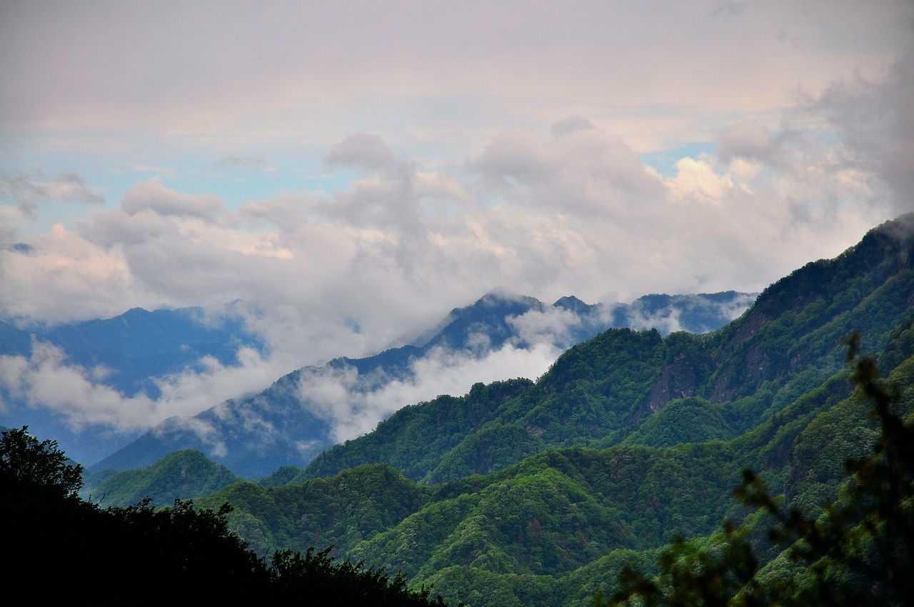 秦岭山水（图ZMjA3MjIyNTE2） - 风光摄影 - 站酷设计师雨点点飘原创素材 - 站酷ZCOOL