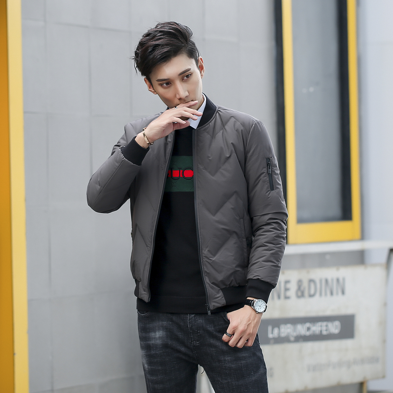 朋盛传媒-麒翔夹克拍摄 淘宝拍摄