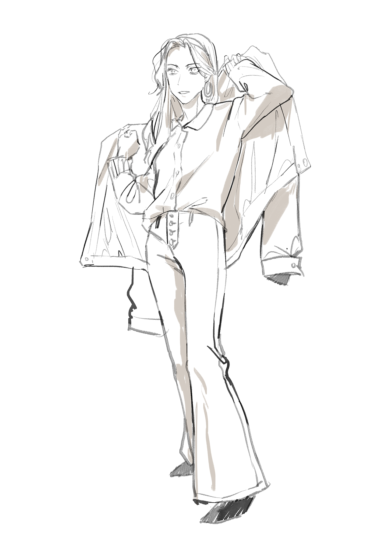 一半代餐一半酷酷的模特姐姐（圖ZMjkwODM4NDI0） - 創(chuàng)作習(xí)作 - 站酷設(shè)計(jì)師NS楠笙原創(chuàng)素材 - 站酷ZCOOL