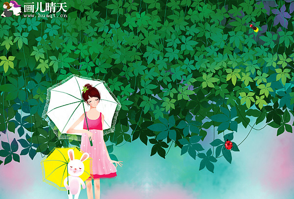 与兔子一起的日子-插画（图ZMTQxODg1Mg==） - 创作习作 - 站酷设计师画儿晴天原创素材 - 站酷ZCOOL