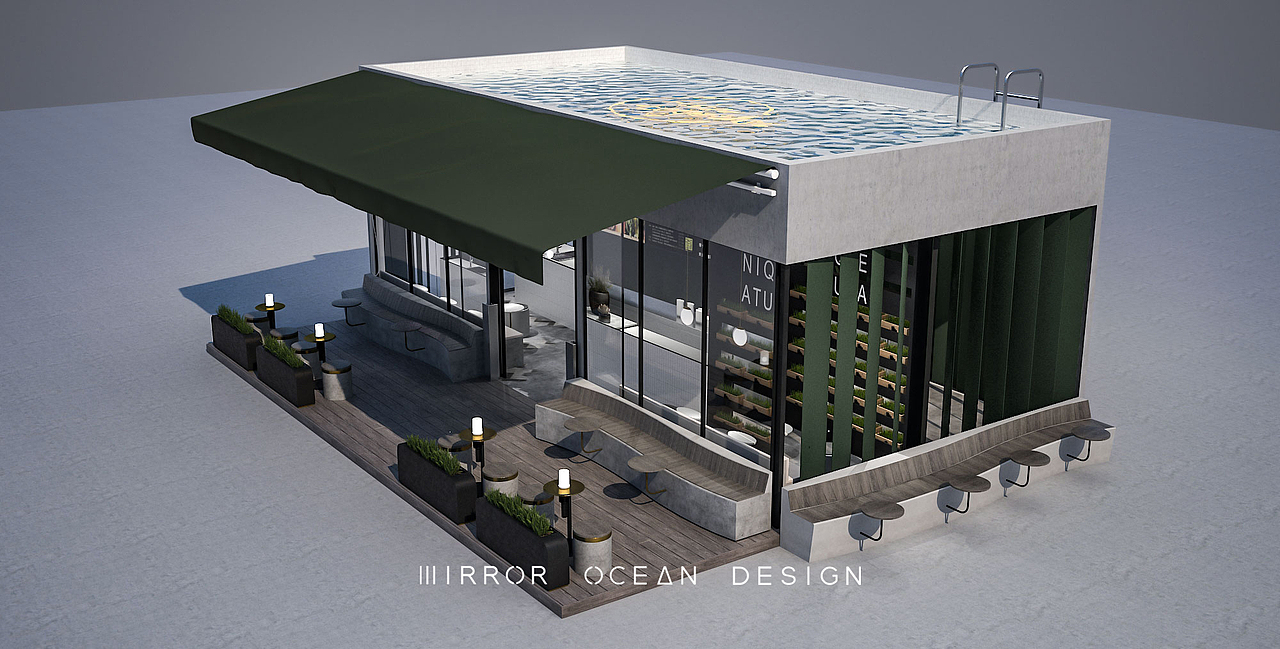 HUN混果汁 卓悦INTWON店 空间设计（图ZMTY2Njg1NjYw） - 家装设计 - 站酷设计师MOD设计实验室原创素材 - 站酷ZCOOL