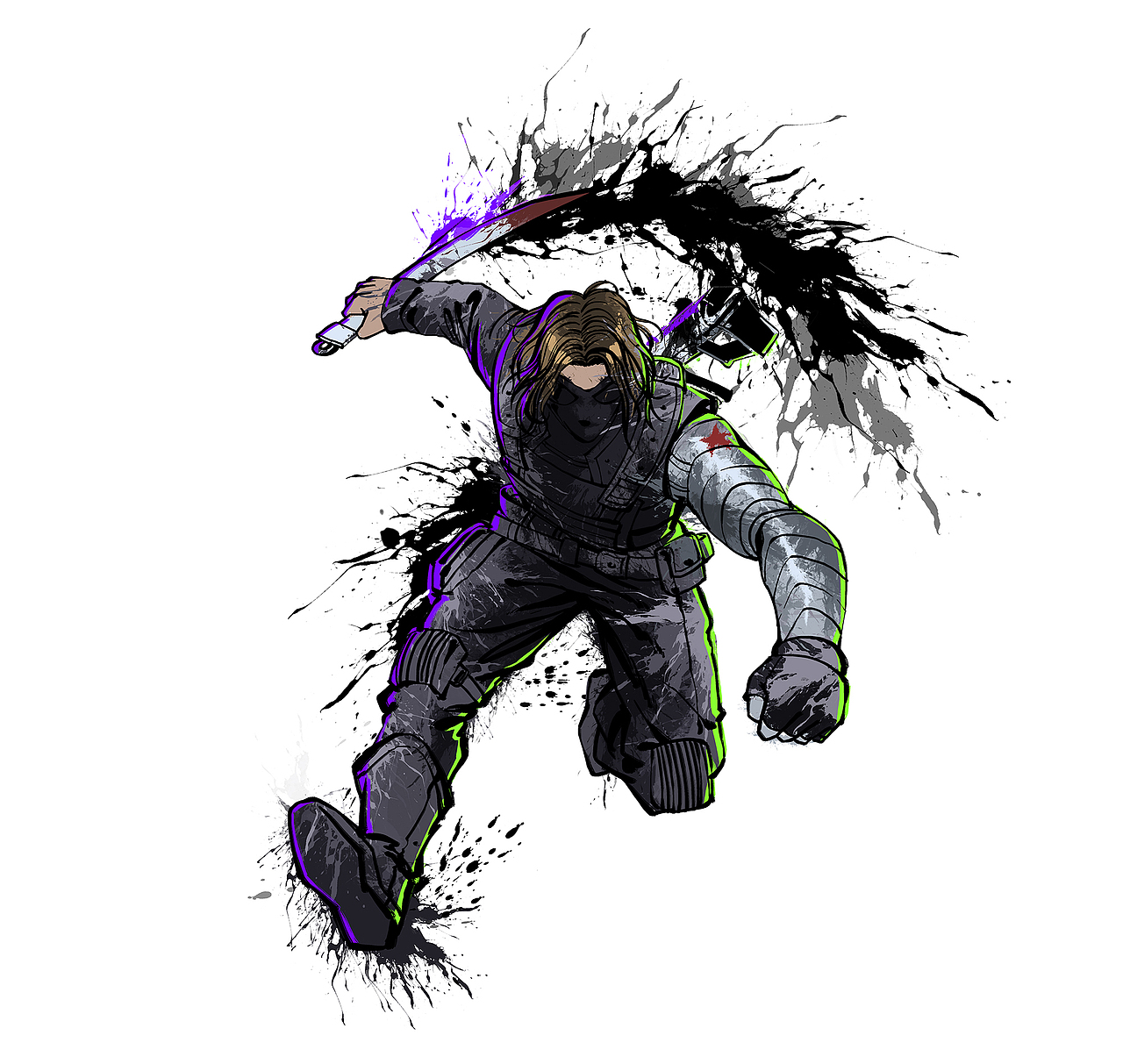 蹭个热度，复仇者联盟（图ZMTE0Mjg5NzAw） - 商业插画 - 站酷设计师小艺侠原创素材 - 站酷ZCOOL