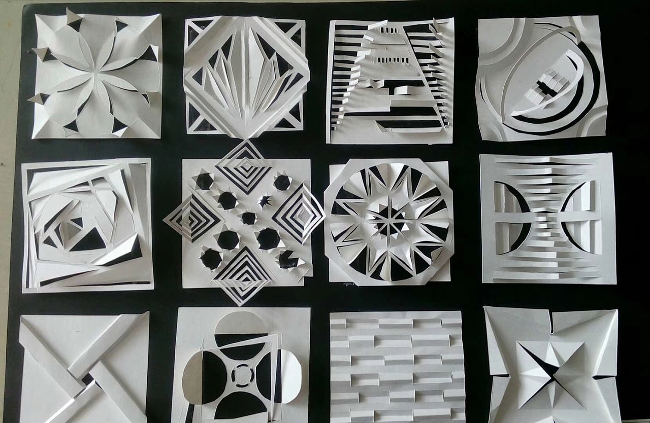 2018年的立体构成手工设计作品