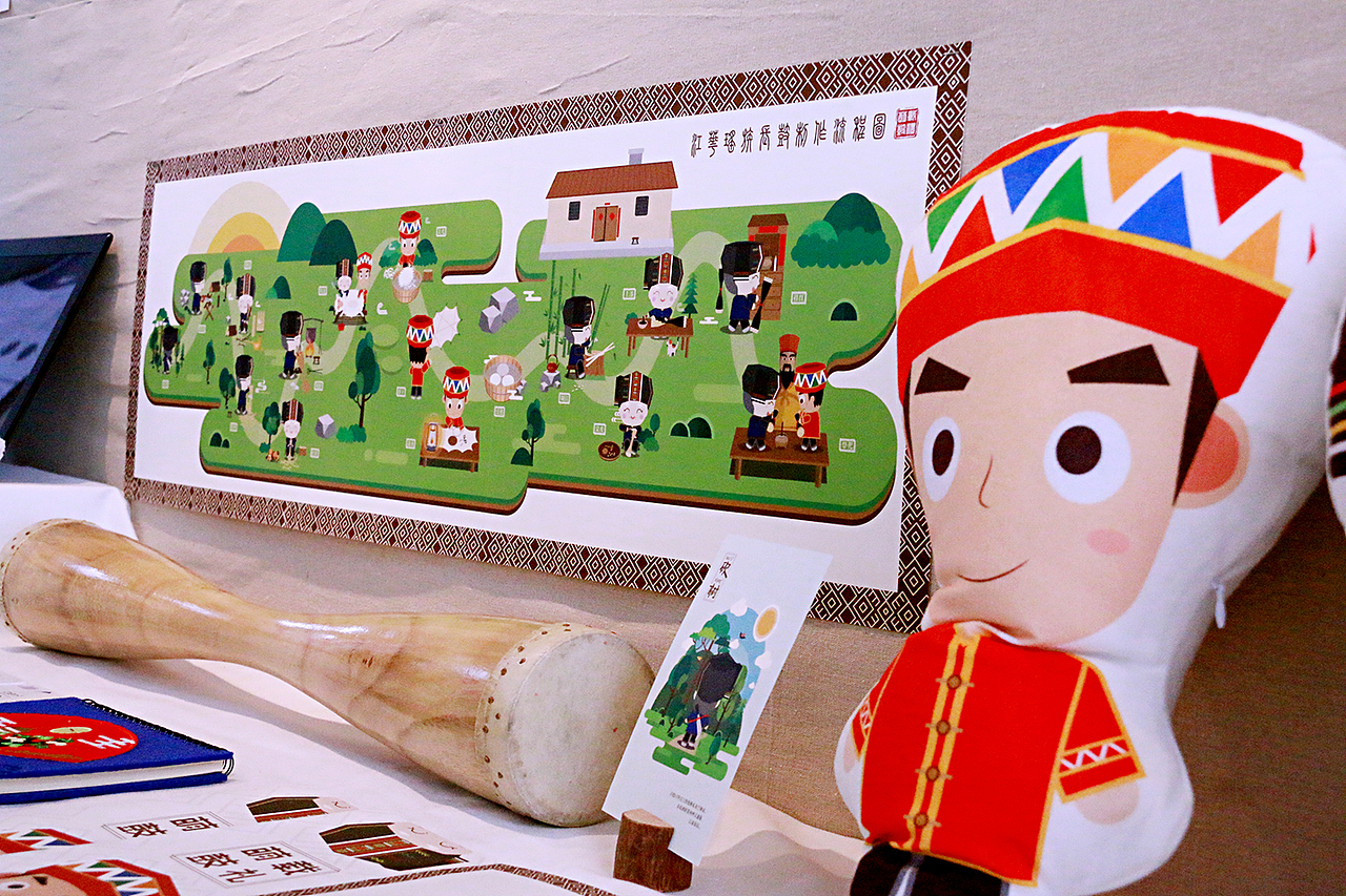 “萌载鼓礼”系列插画设计