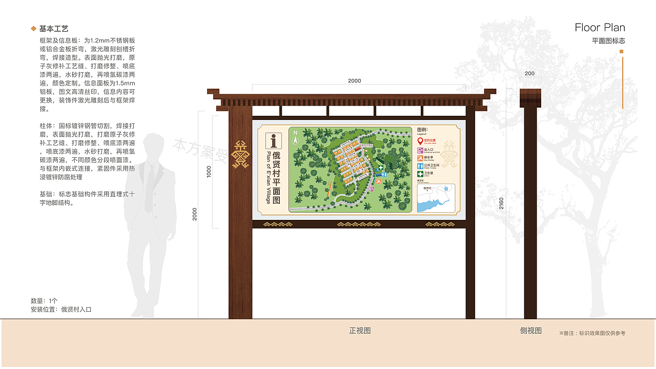 美丽乡村 导视系统设计（图ZMjg1NjE2NDY0） - 其他空间 - 站酷设计师赵子帅_标识设计原创素材 - 站酷ZCOOL