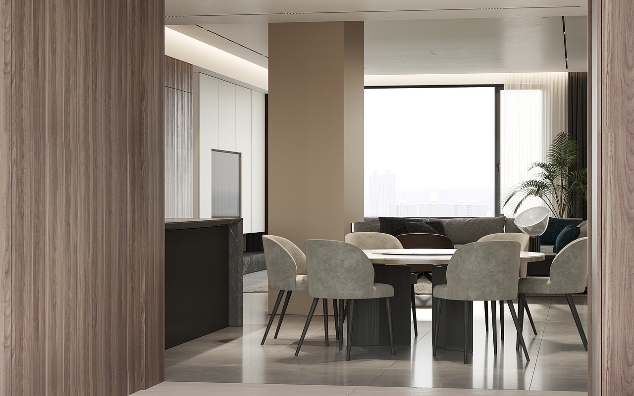 陌上设计|336㎡溪树庭院大平层