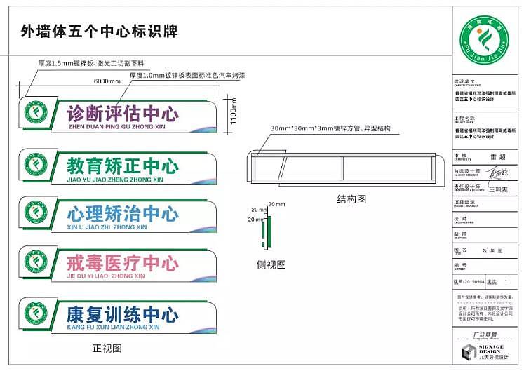 司法强制隔离戒毒所——标识导视（图ZMTgyMDc1NzY0） - 商业空间设计 - 站酷设计师标识设计库原创素材 - 站酷ZCOOL