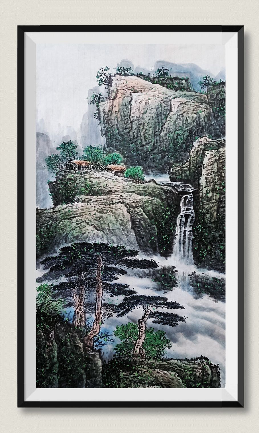 李海英山水作品