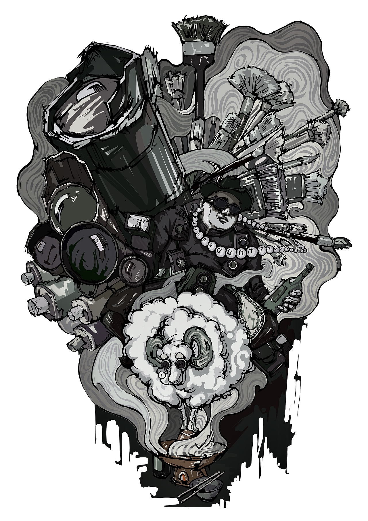 射～影师（图ZMTI4ODcyNzk2） - 概念设定 - 站酷设计师MezzotintHe原创素材 - 站酷ZCOOL