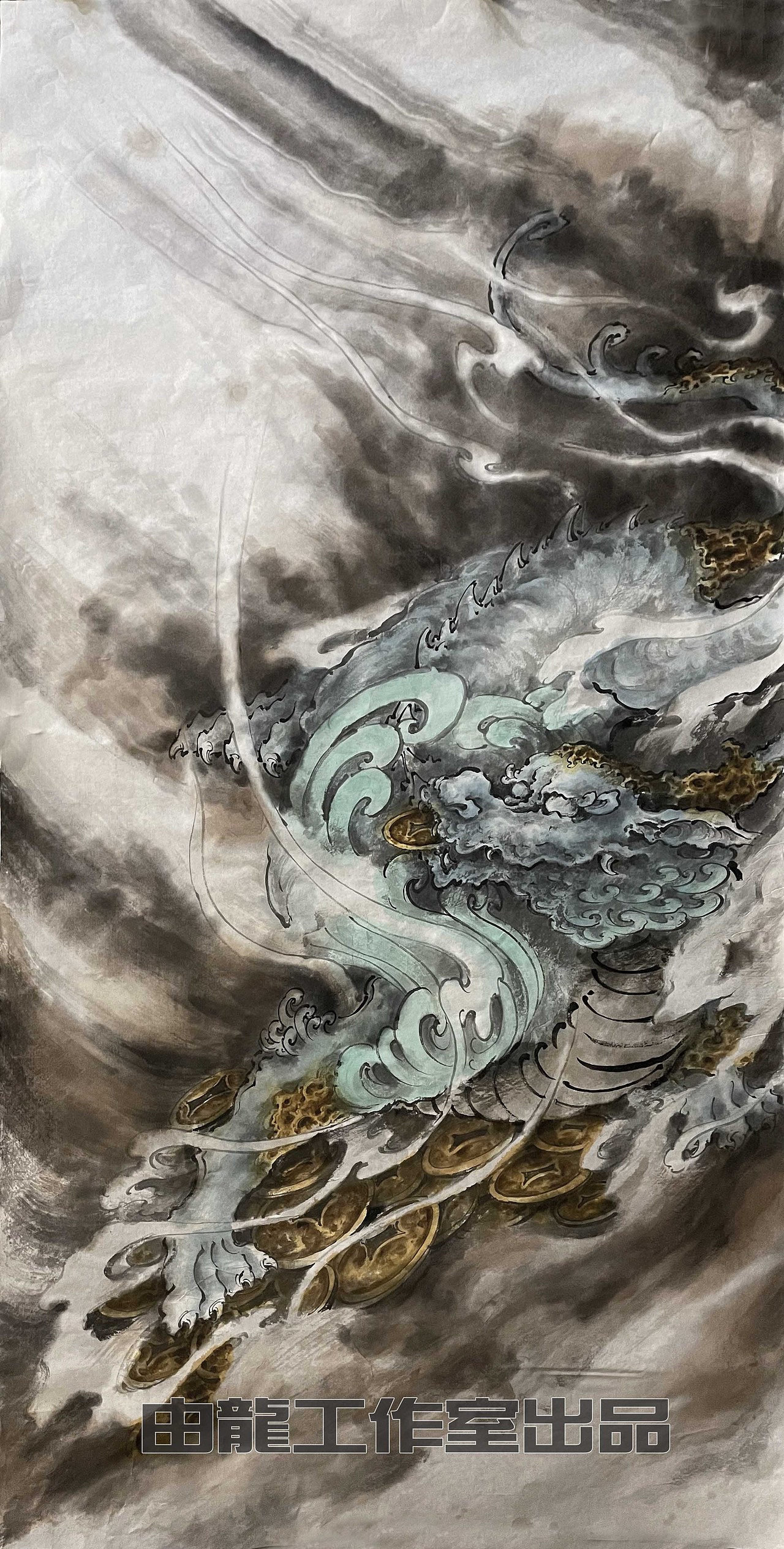 貔貅画法分享——由龙作品（图ZMjQxNTA4MDcy） - 绘画 - 站酷设计师上海由龍工作室原创素材 - 站酷ZCOOL