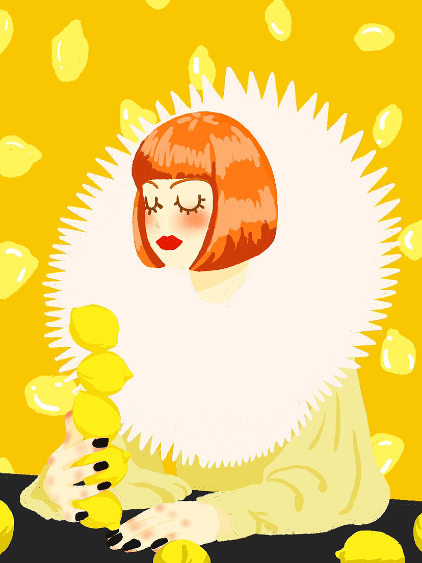 今日复古少女感满满