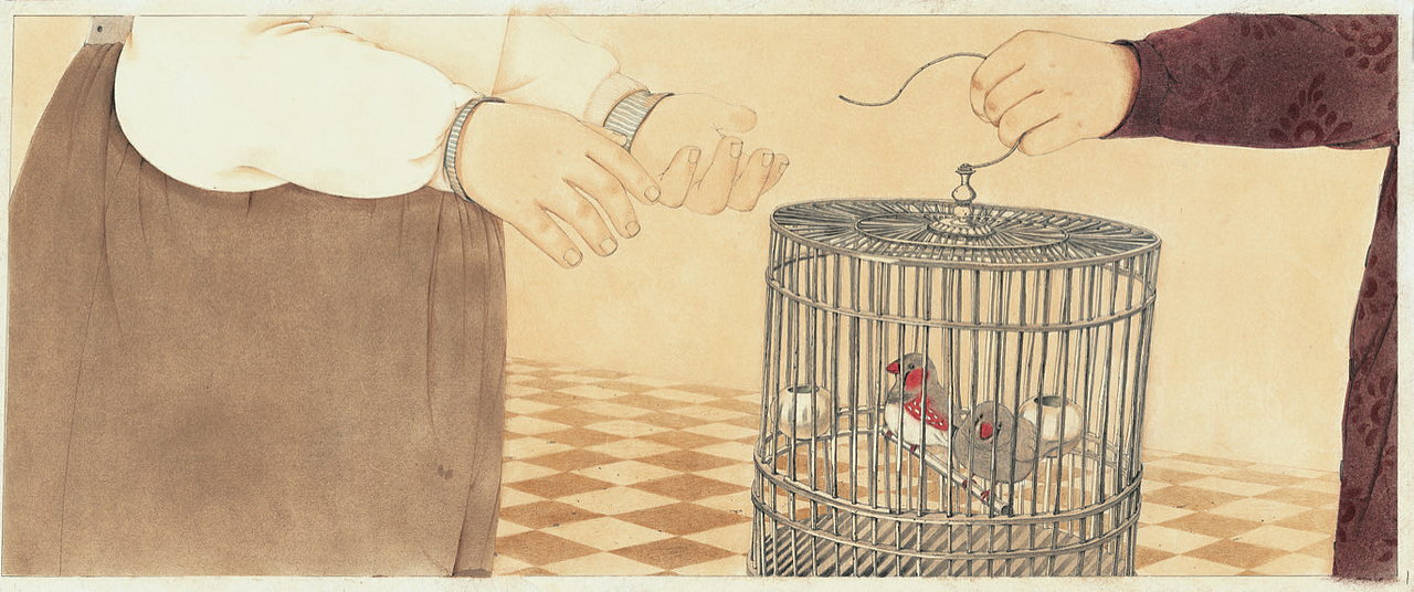 《珍珠鸟》文 冯骥才/图 梁灵惠