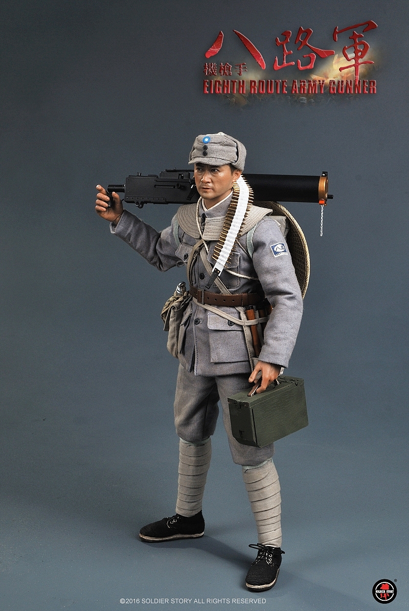 soldierstory新品：1/6 WWII - 八路军机鎗手（图ZMTExMDA0ODMy） - 手办/模玩 - 站酷设计师SoldierStory原创素材 - 站酷ZCOOL