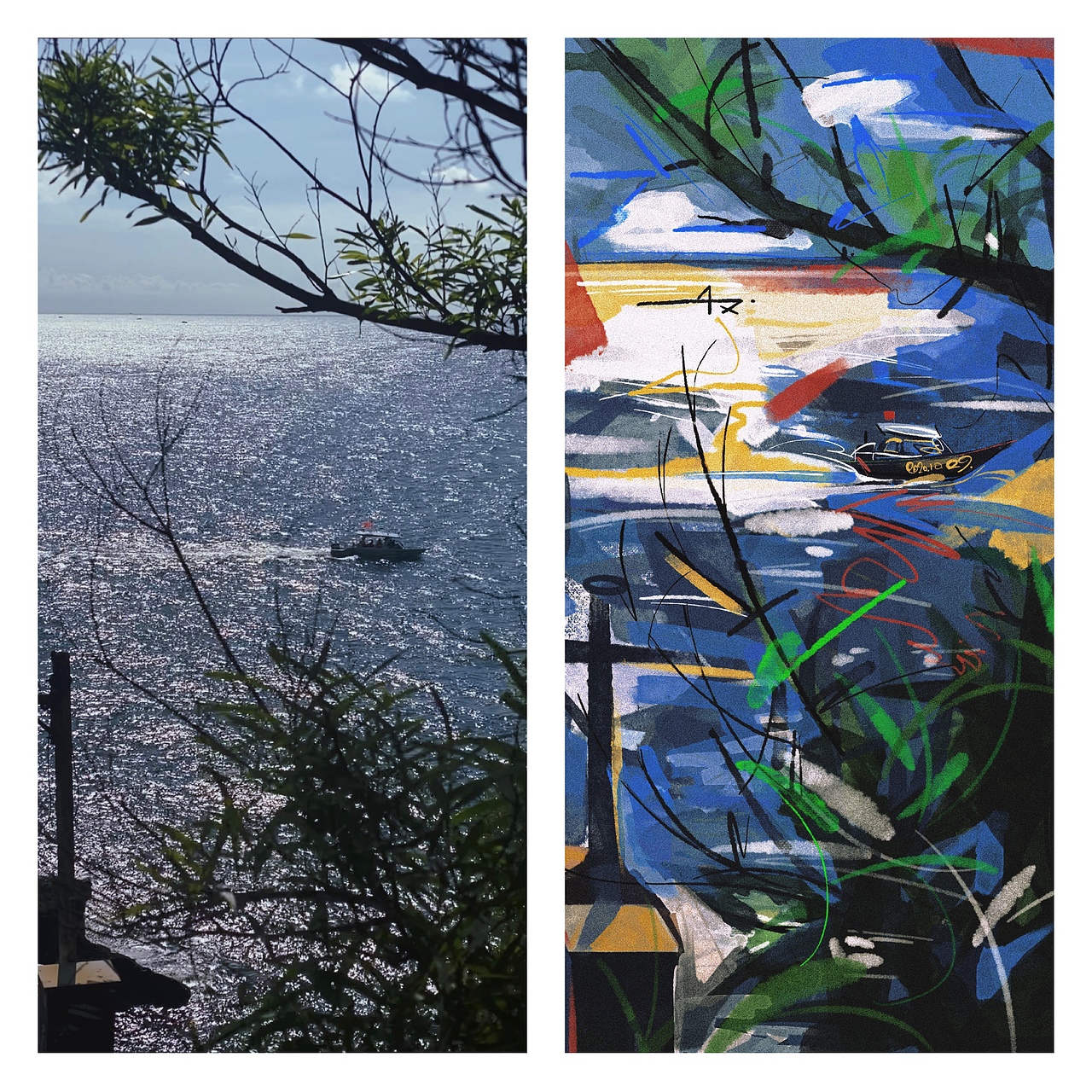 风景随笔 | 涠洲岛（图ZMjMwNjg3NjI4） - 创作习作 - 站酷设计师4又飞飞原创素材 - 站酷ZCOOL