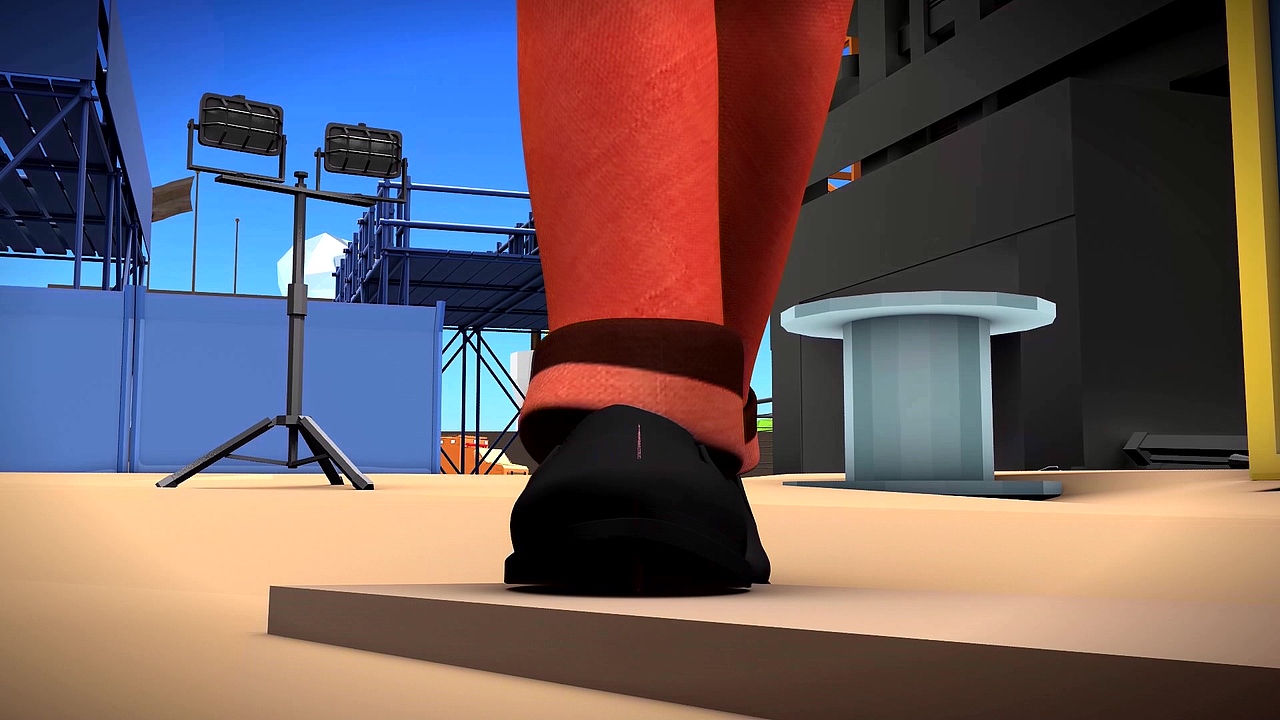 10【MAXIAD】低面风格C4D动画（安全鞋）