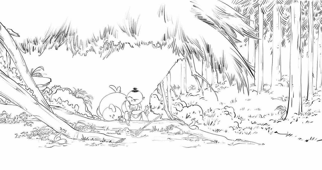 《山雀与小野人的故事》