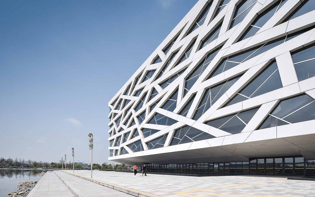 建筑景观摄影临平大剧院