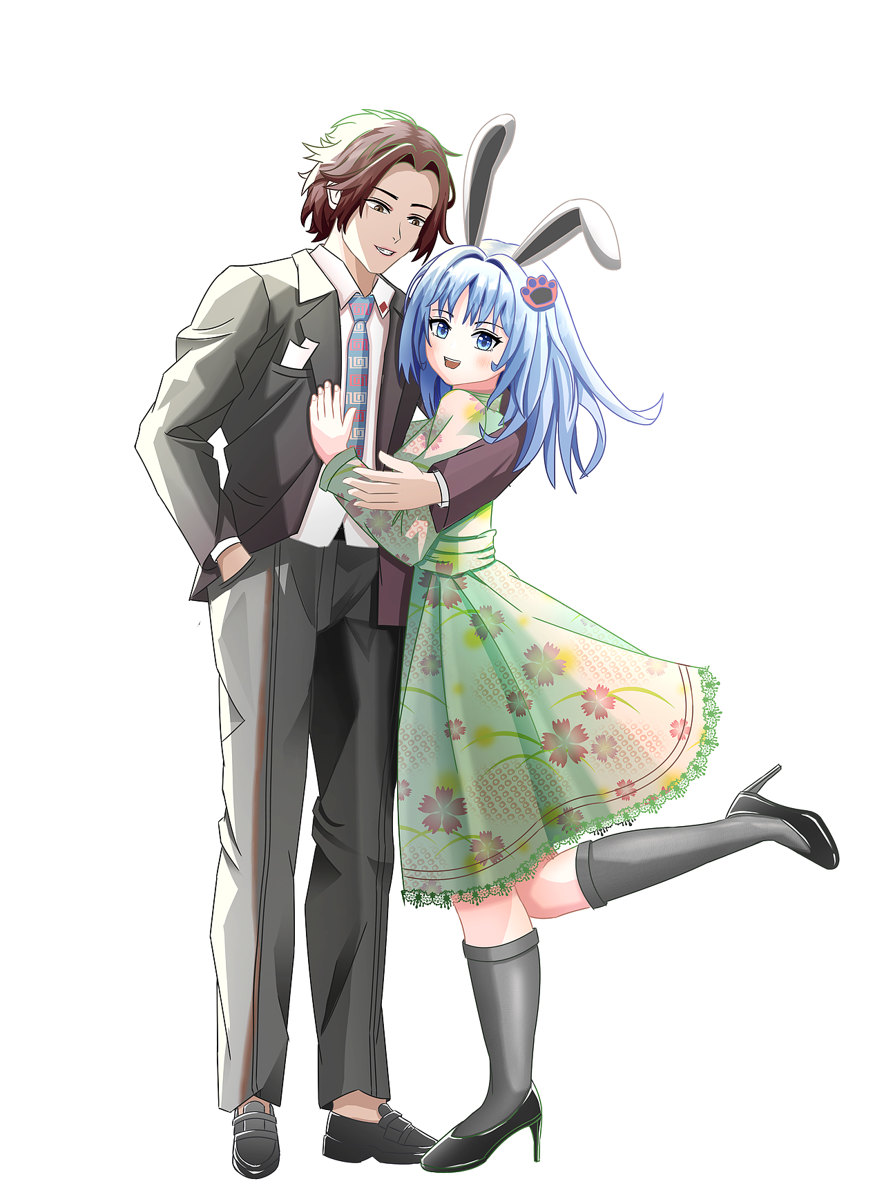 约会了吗（图ZMzgwODIyOTM2） - 商业插画 - 站酷设计师四通八达原创素材 - 站酷ZCOOL