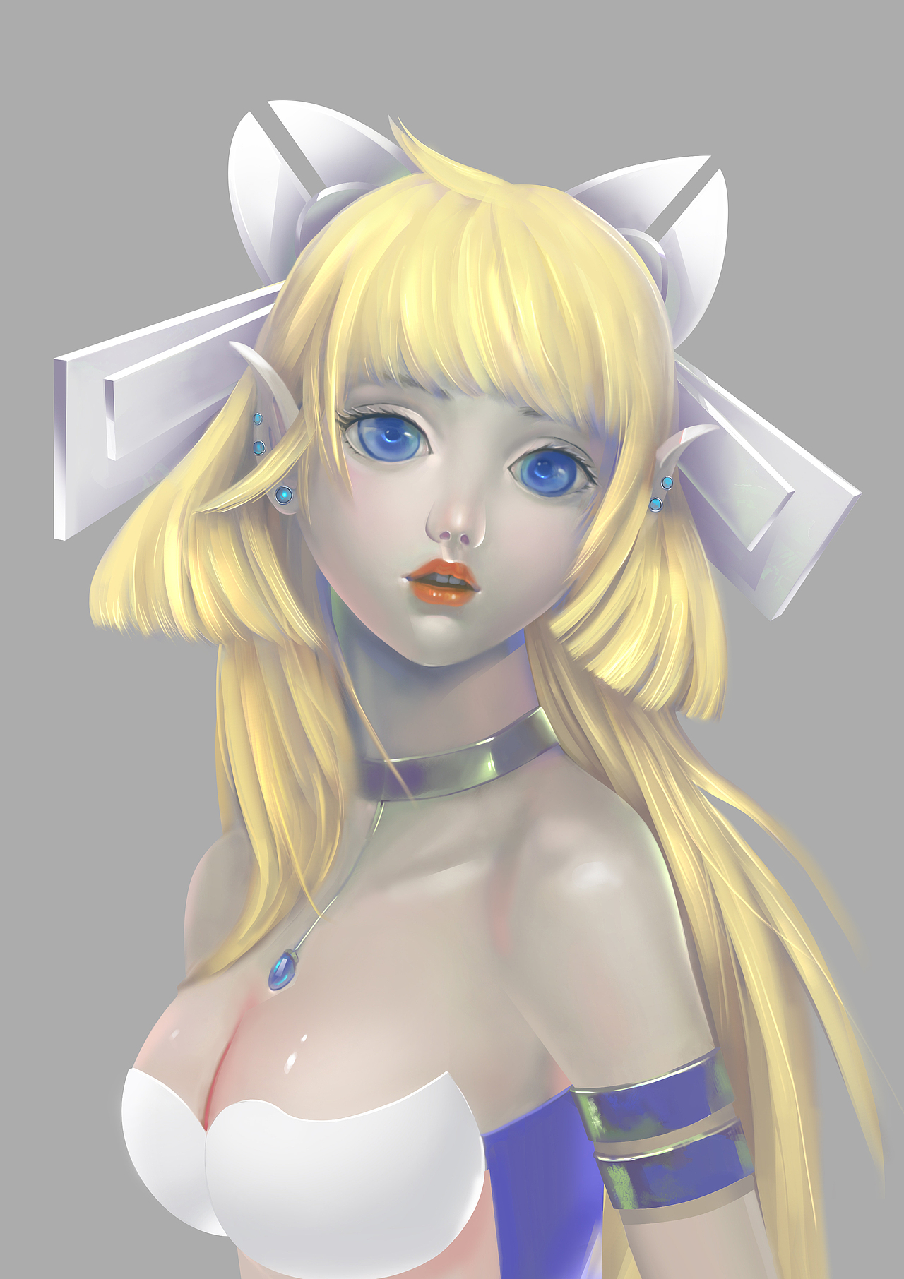 头像练习女（图ZODU4NTM3MjA=） - 游戏原画 - 站酷设计师芙蓉名朱原创素材 - 站酷ZCOOL