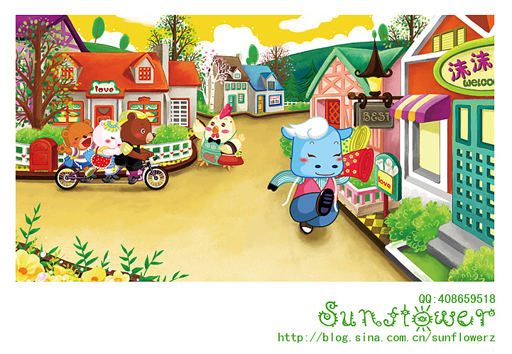 Growth儿童绘本（图ZNjQzMTky） - 艺术插画 - 站酷设计师爱绘集原创素材 - 站酷ZCOOL