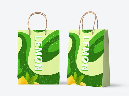 原创果汁饮品甜品饮料奶茶咖啡食品插画包装设计