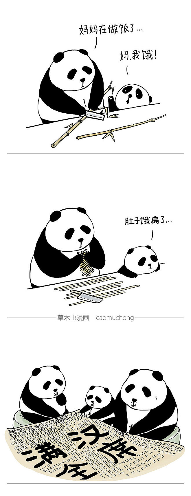 妈妈做的大餐很好吃