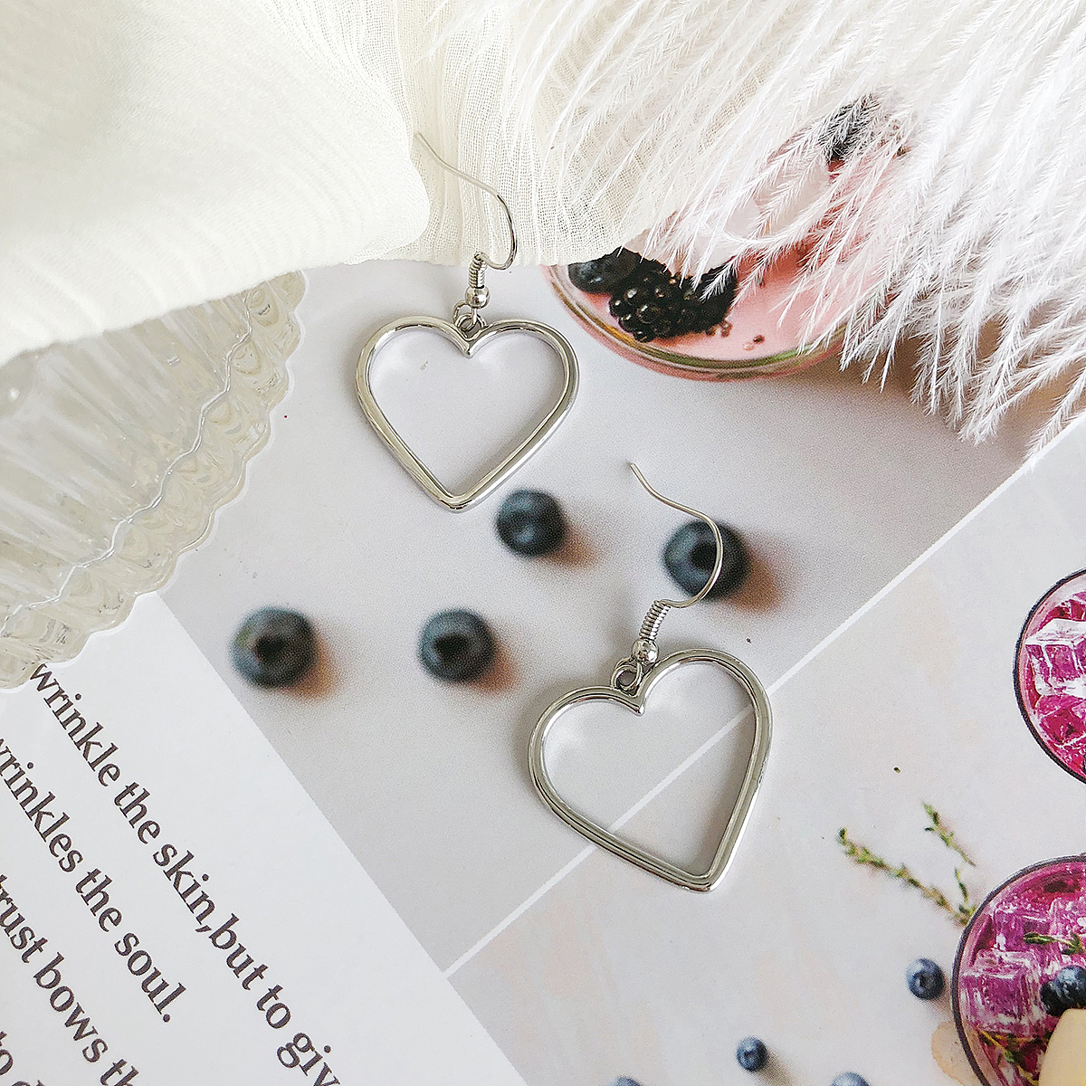 耳饰类目 自然光场景图手机片拍摄一组