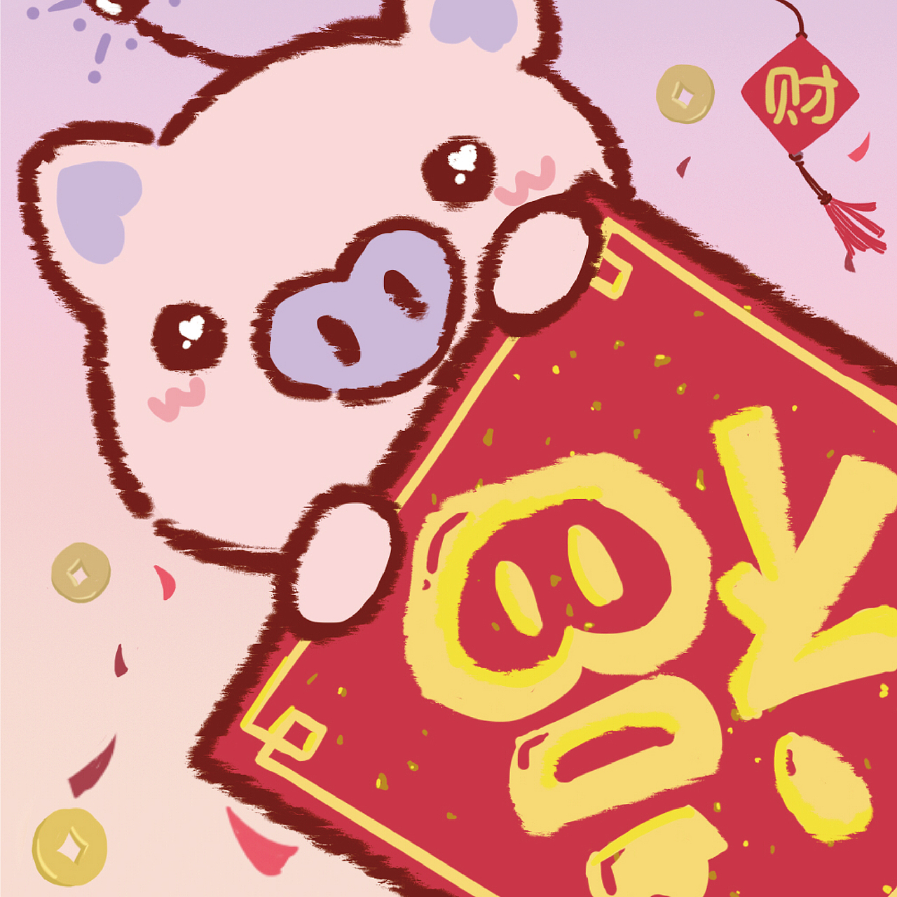 2019-猪年新年壁纸-嘟嘟
