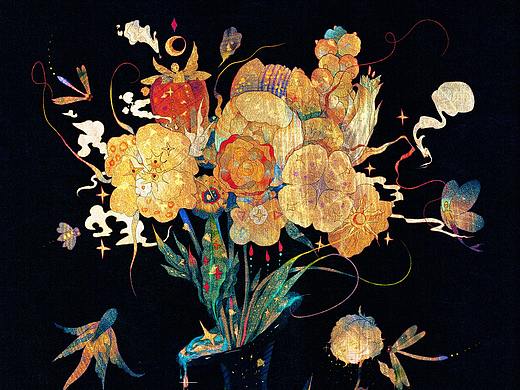 瓶具与花