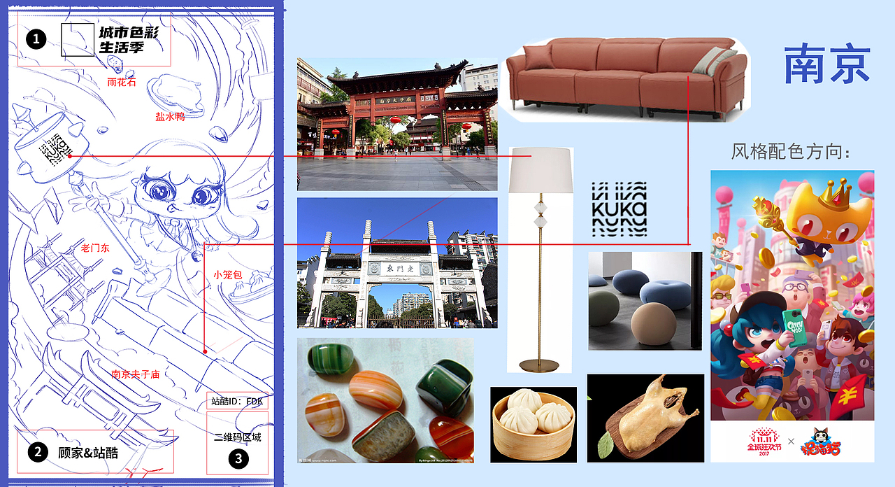 【KUKA】城市色彩生活季（图ZMjM2ODA0MDMy） - 商业插画 - 站酷设计师吴梦露_原创素材 - 站酷ZCOOL