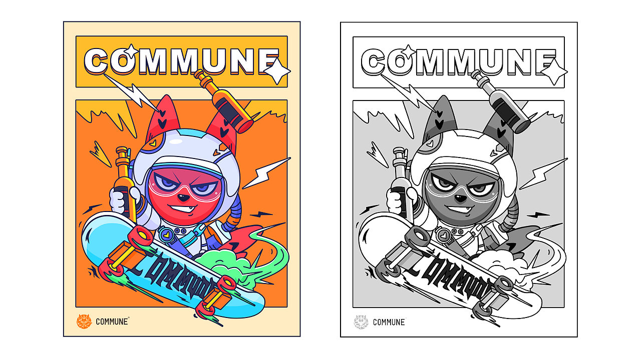 COMMUNE幻师-自由探索者（图ZMjc1Njc2Njg4） - IP形象 - 站酷设计师陈九斤_原创素材 - 站酷ZCOOL