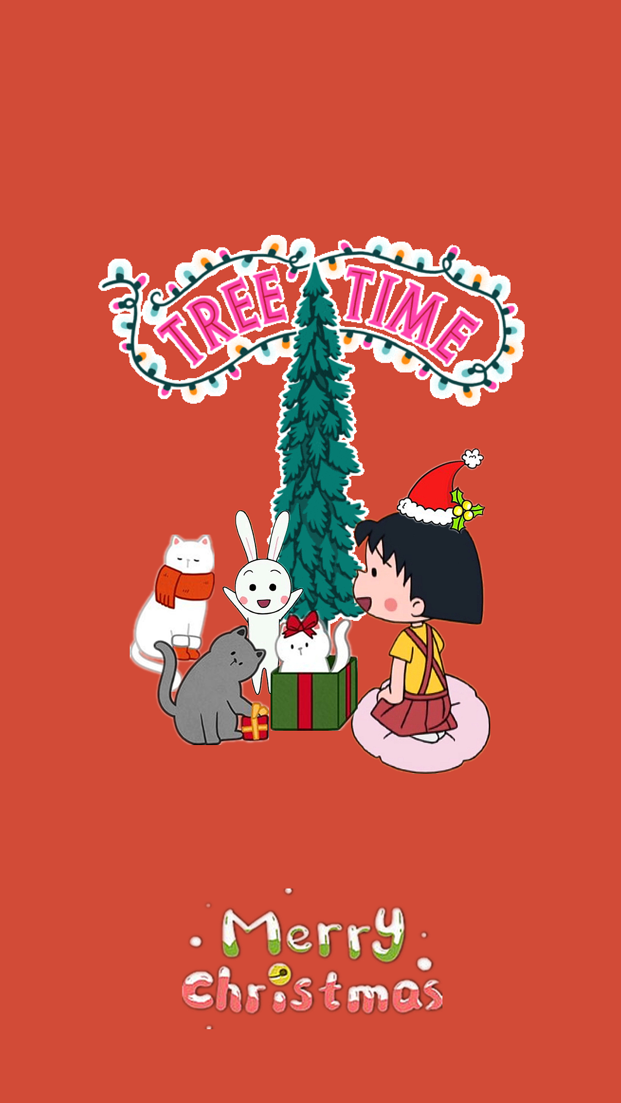 圣诞将至，小丸子说要快乐吖（图ZMTkwNTQ3MDI4） - 其他 - 站酷设计师Wiwe原创素材 - 站酷ZCOOL