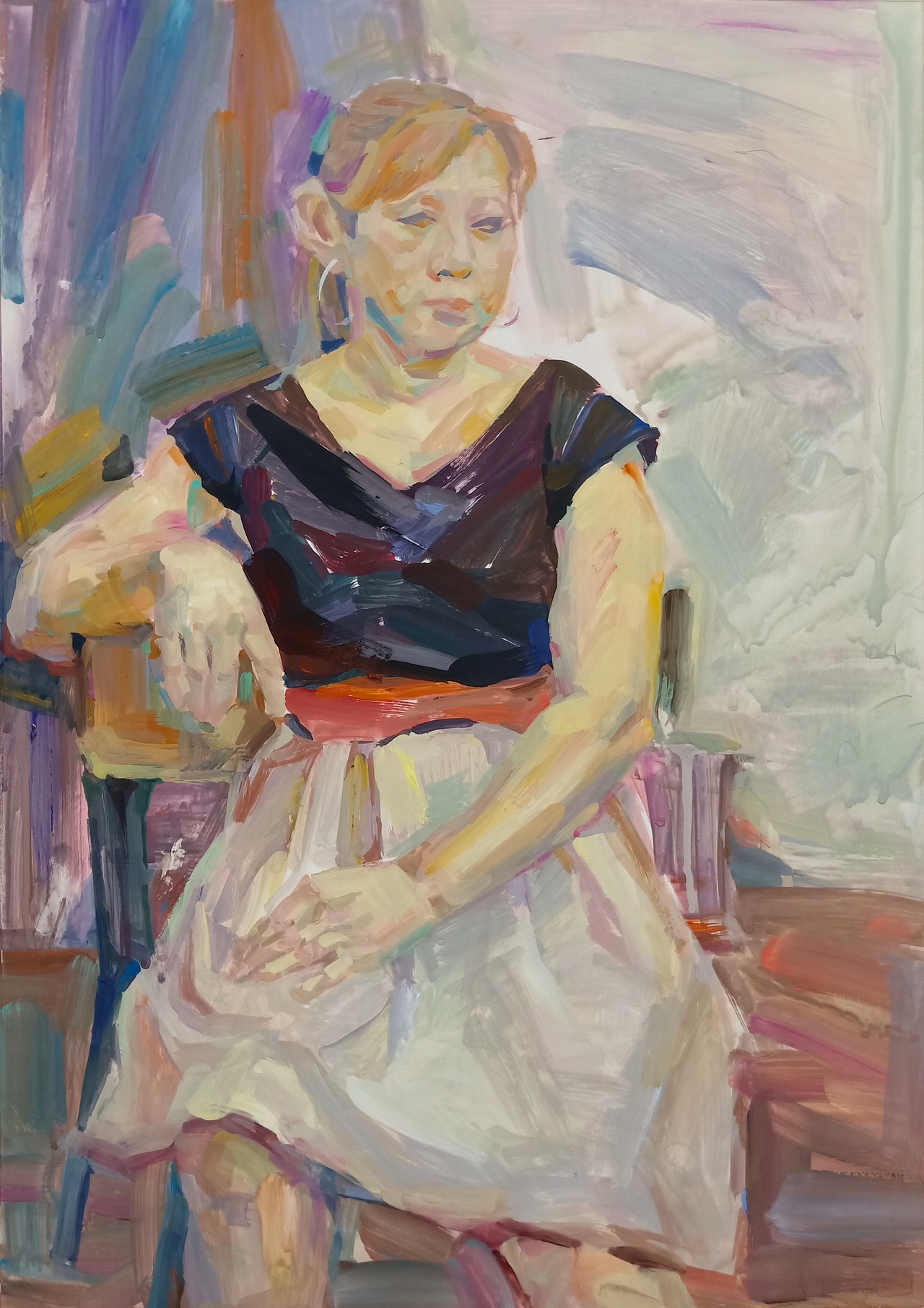 水粉人物|纯艺术|绘画|鹳鳏_原创作品-站酷zcool