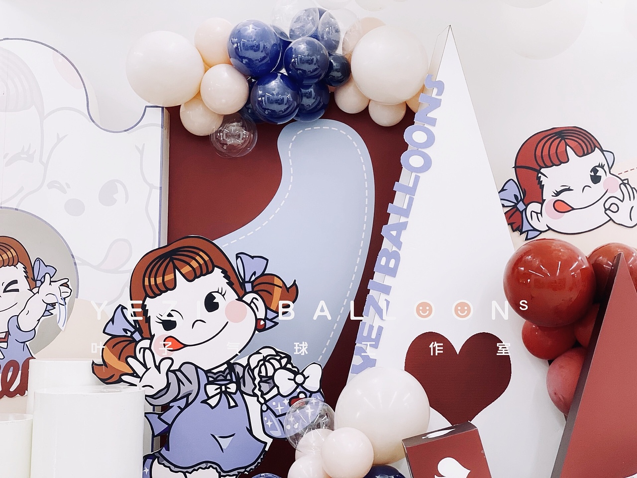 复古风不二家主题｜宝宝生日宴（图ZMjE4MDA0MDU2） - 舞台美术 - 站酷设计师MYD派对設計美学原创素材 - 站酷ZCOOL