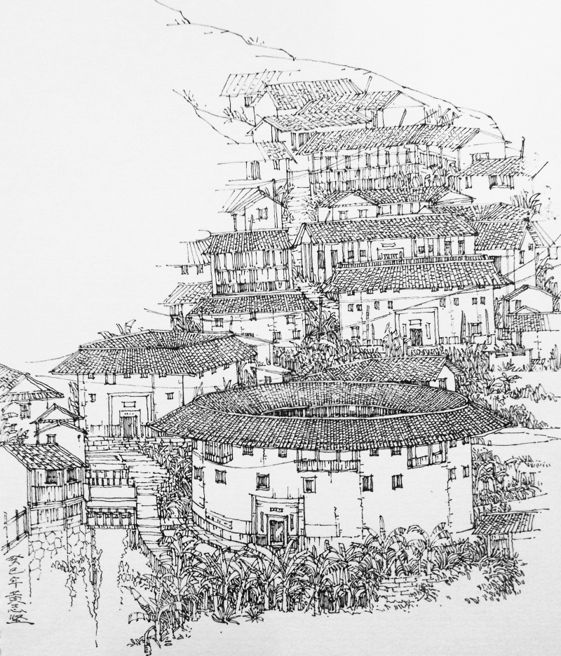 土司城绘画图片