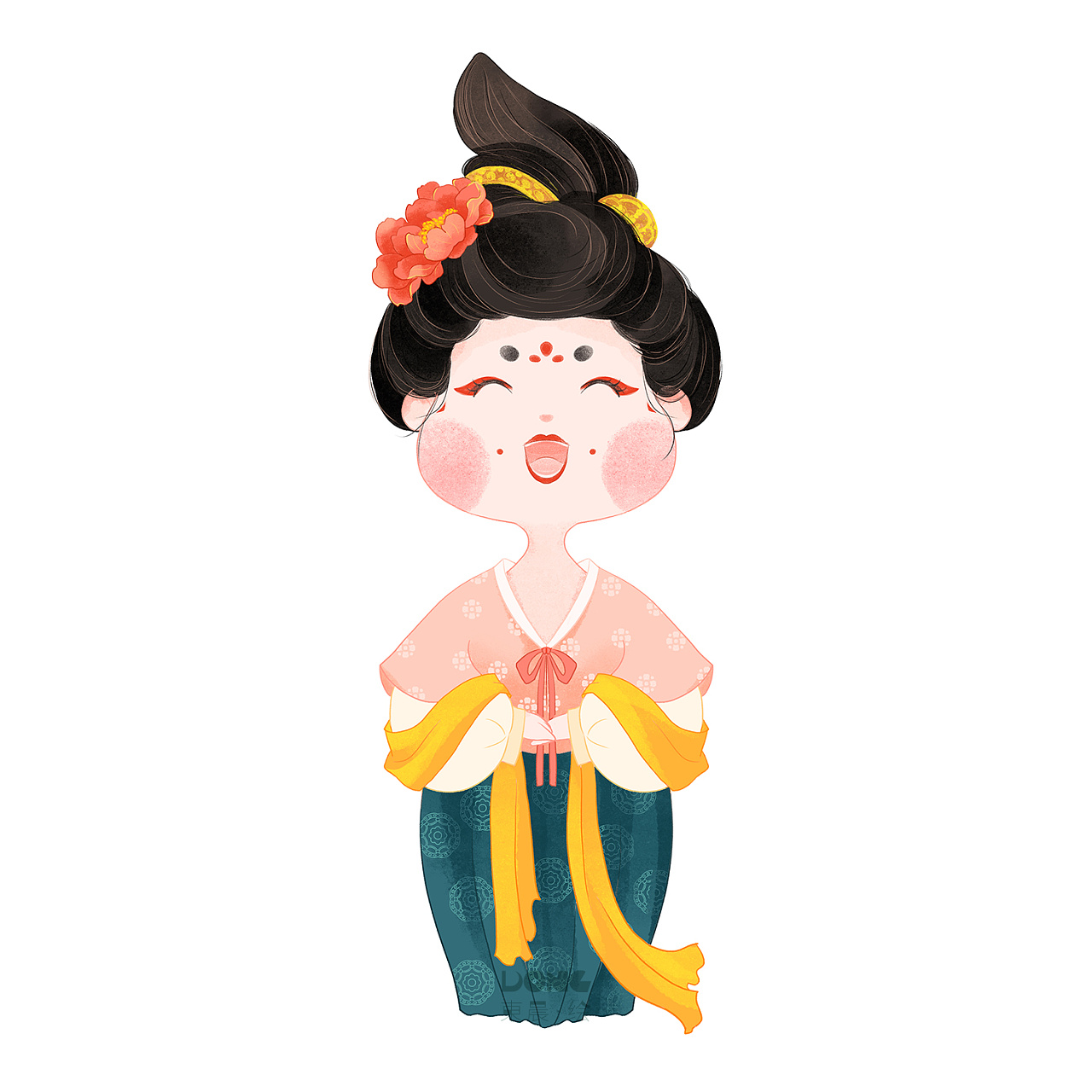 胖达哒笑呵呵的十八只唐朝小美人儿